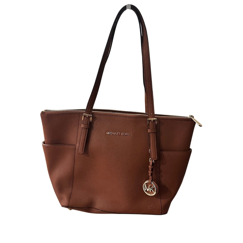 Michael Michael Kors Jet Set Crossgrain Leather Tote